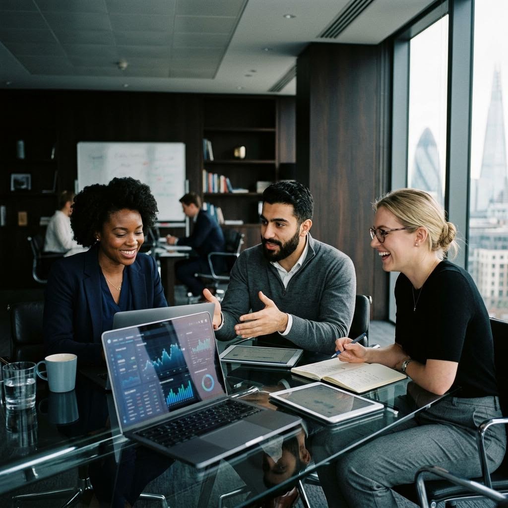 Finanzexperten analysieren Krypto-Marktdaten